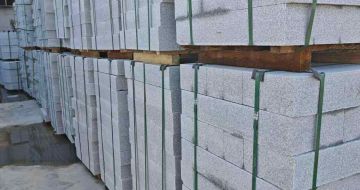 四川芝麻白路牙石，路侧石