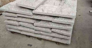 四川芝麻白蘑菇石，自然面