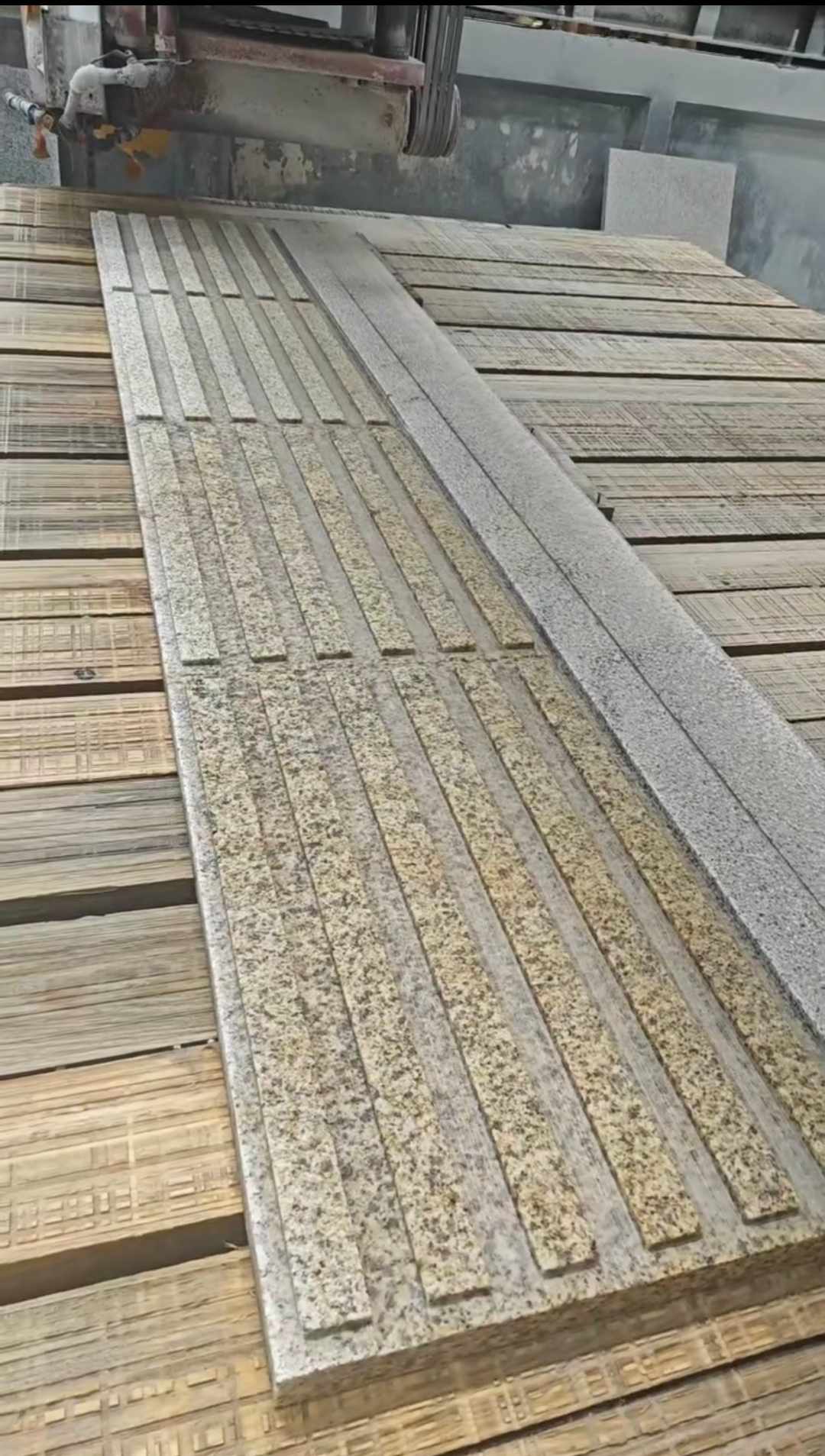 四川黄金麻盲道石 盲条