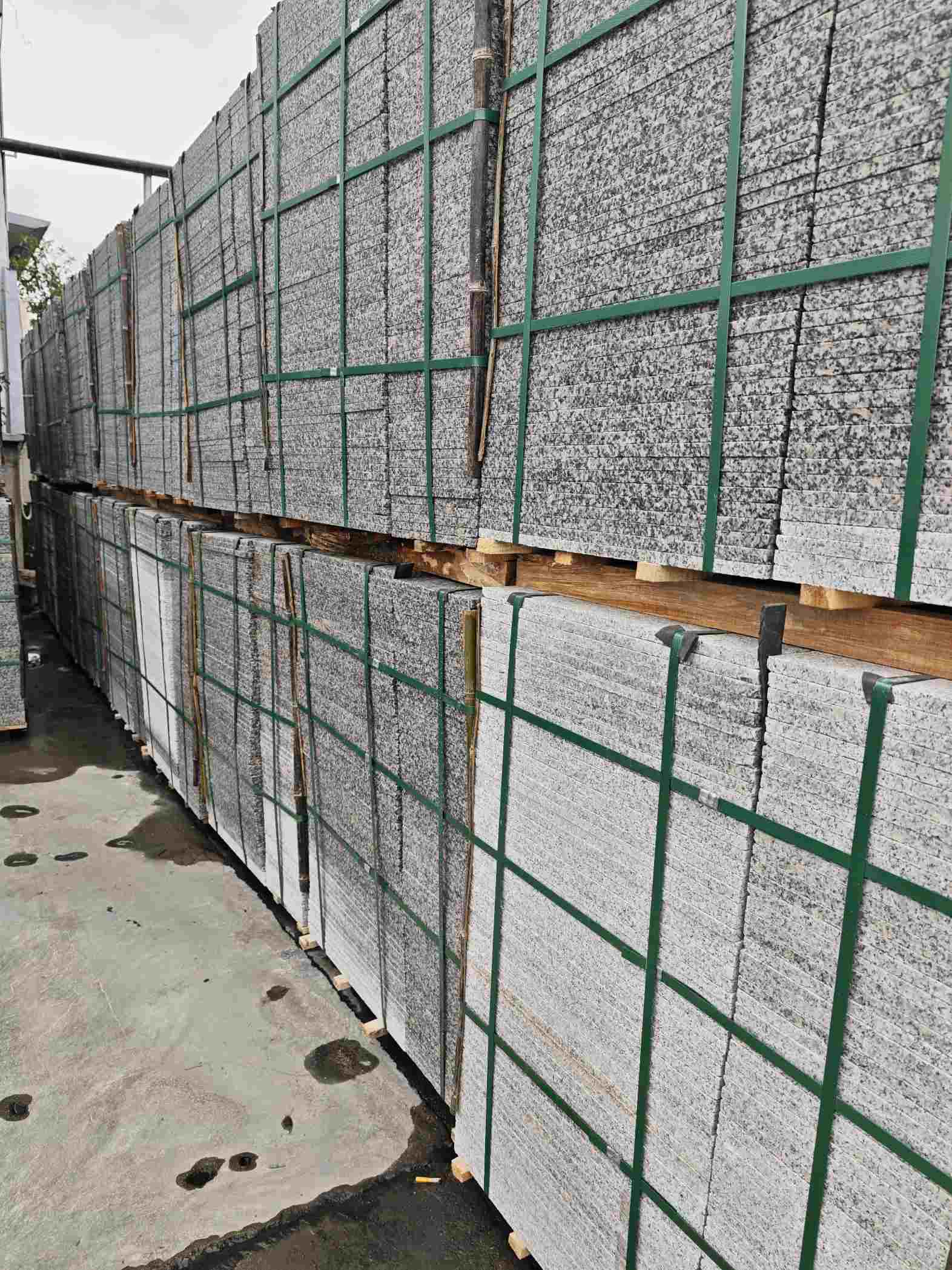 四川芙蓉白地铺石，石材地铺石