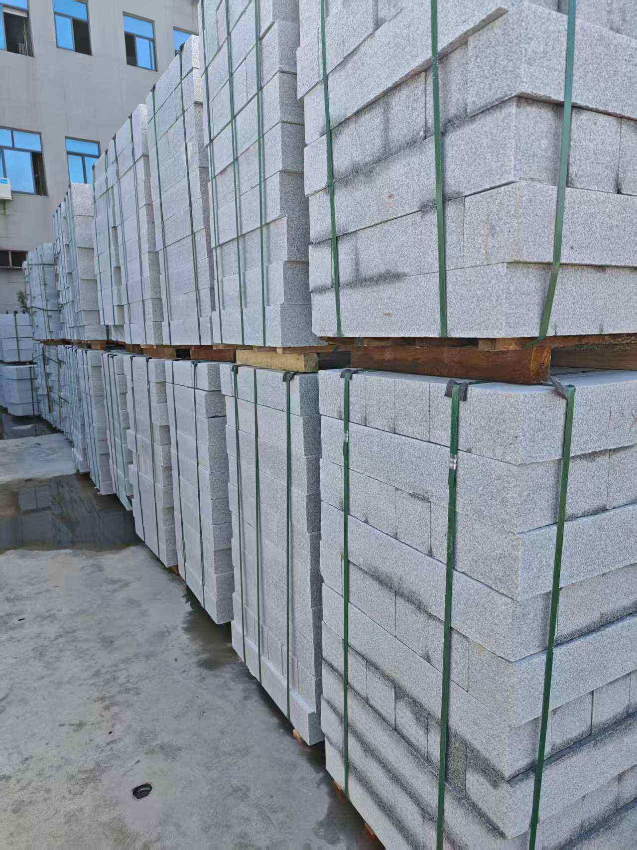 四川芝麻白路牙石，路侧石